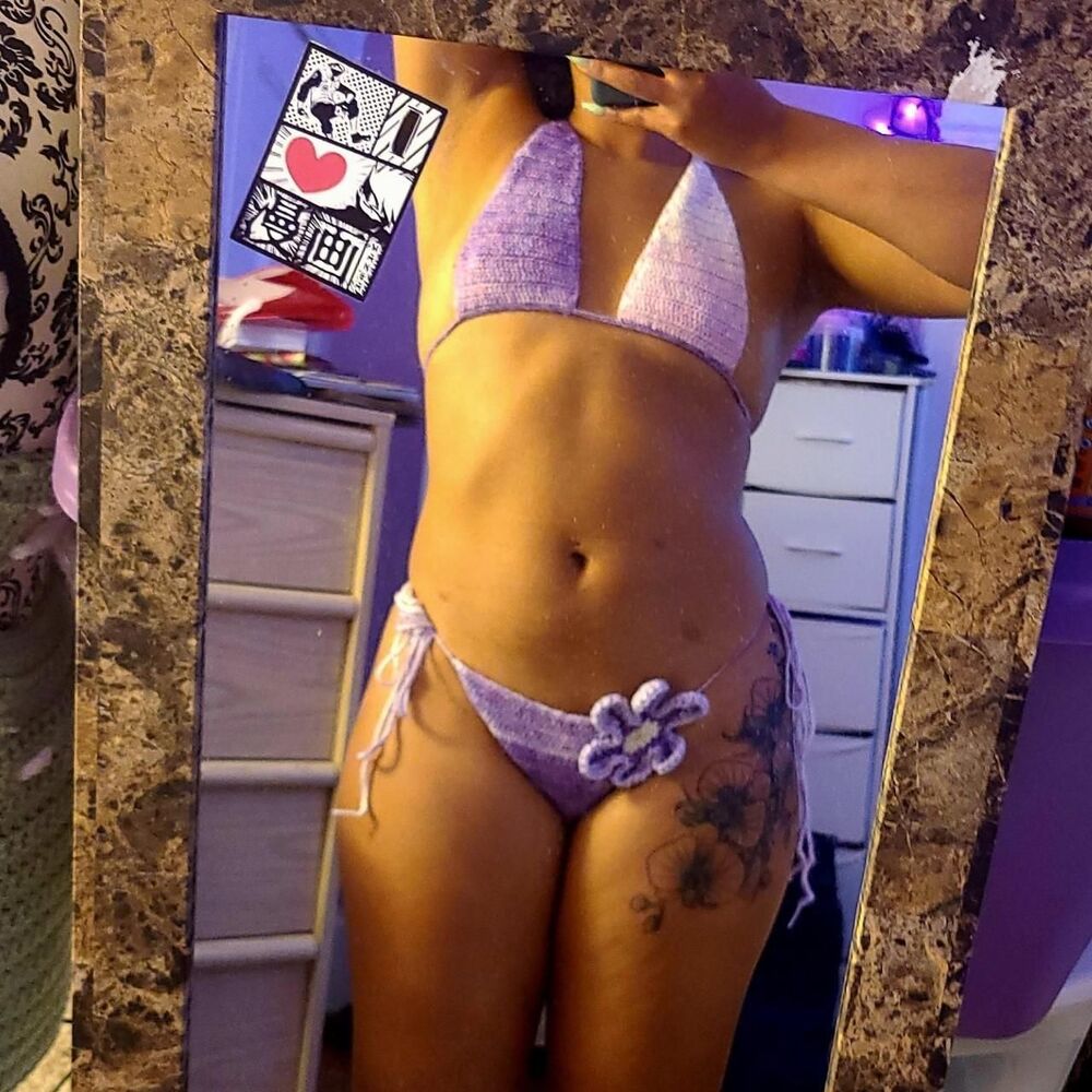 Unbranded Women's Purple Bikinis-and-tankini-sets